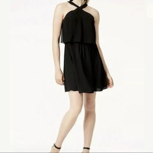 🔥BAR III🔥POPOVER HALTER SHIFT DRESS BLACK MEDIUM NWT